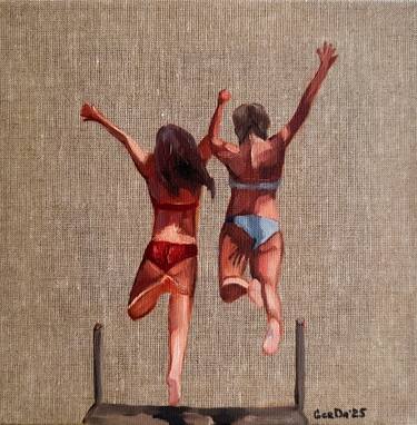 Original Figurative Women Painting by Daria Gerasimova