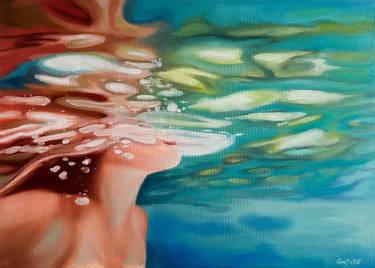 Original Realism Water Painting by Daria Gerasimova