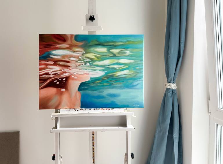 Original Realism Water Painting by Daria Gerasimova