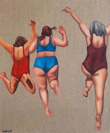 Original Figurative Women Painting by Daria Gerasimova