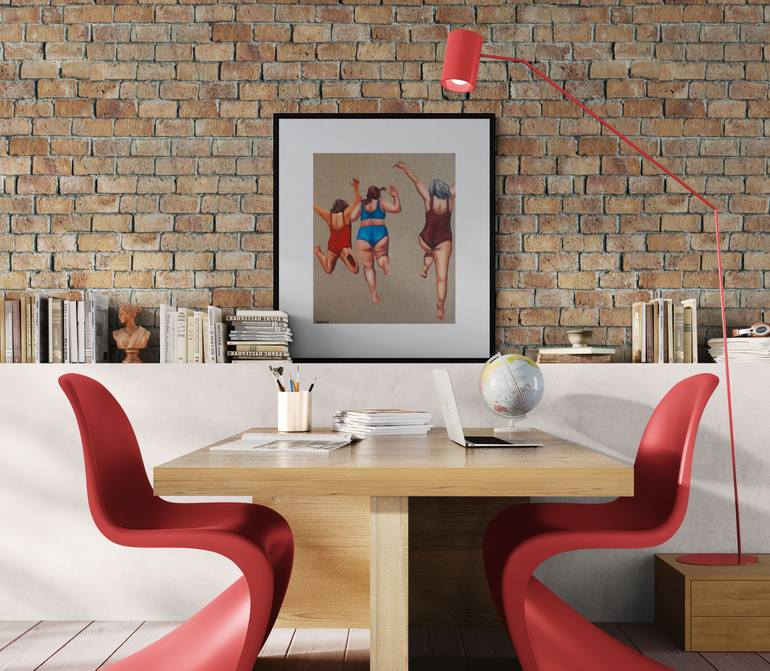 Original Figurative Women Painting by Daria Gerasimova
