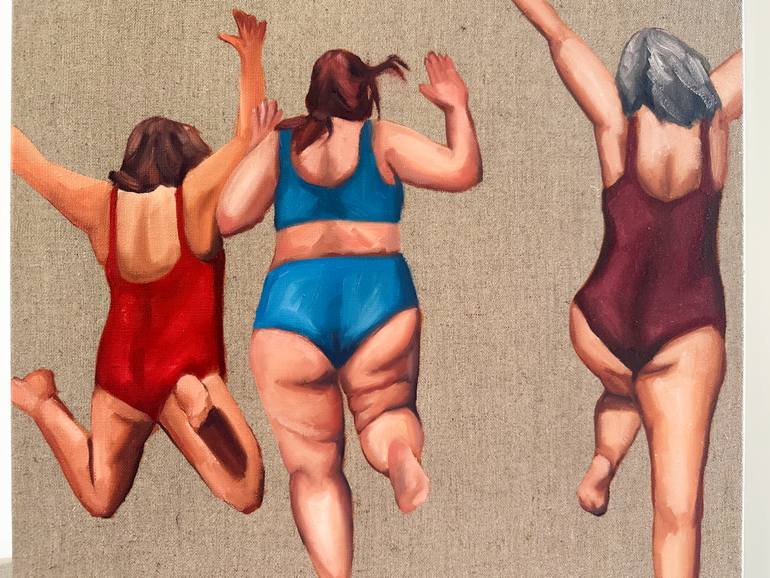 Original Figurative Women Painting by Daria Gerasimova
