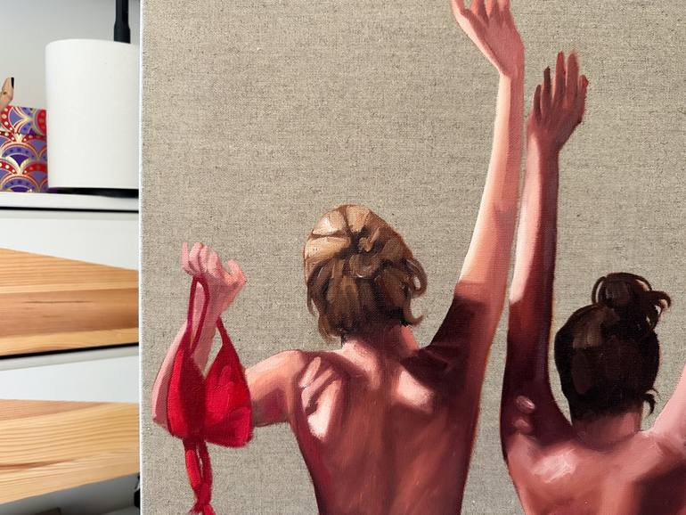 Original Figurative Women Painting by Daria Gerasimova