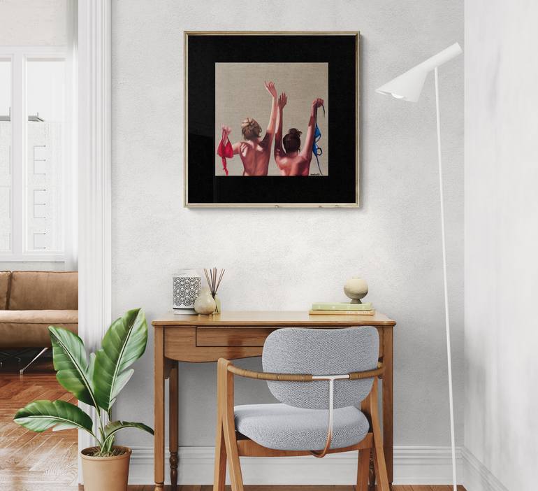 Original Figurative Women Painting by Daria Gerasimova