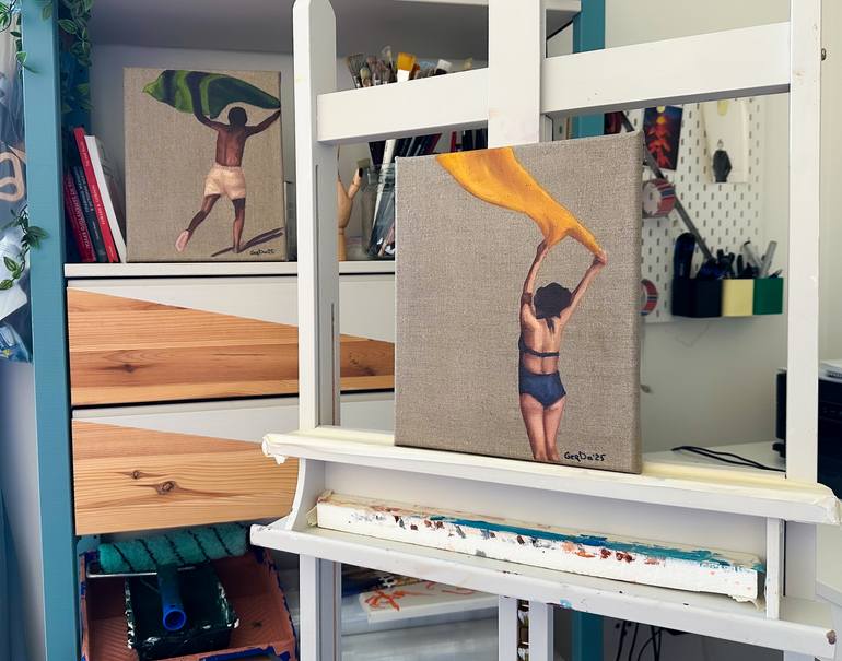 Original Contemporary Women Painting by Daria Gerasimova