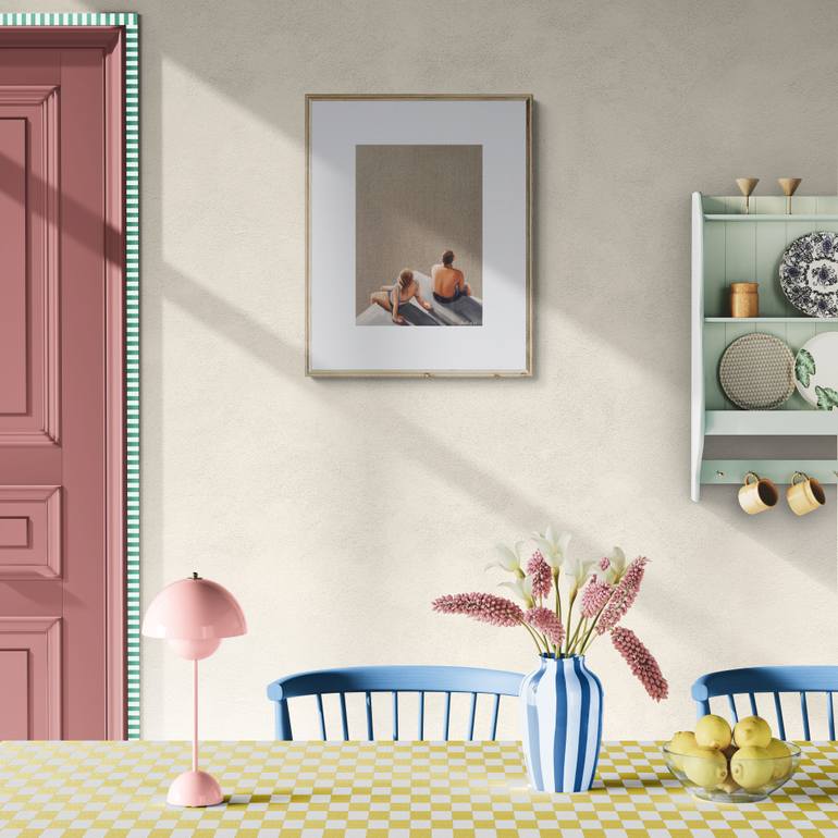 Original Figurative People Painting by Daria Gerasimova