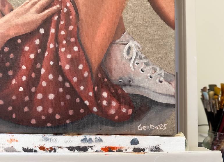 Original Figurative Body Painting by Daria Gerasimova