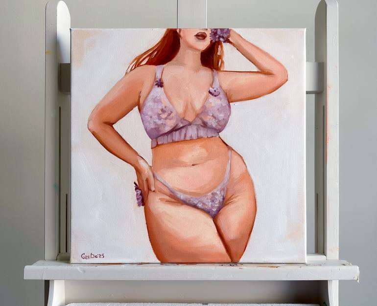 Original Figurative Body Painting by Daria Gerasimova
