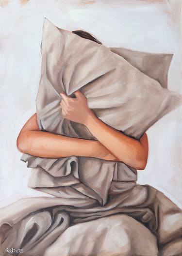 Original Figurative Women Painting by Daria Gerasimova