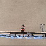 Girl on the Pier - Female Figure by Daria Gerasimova