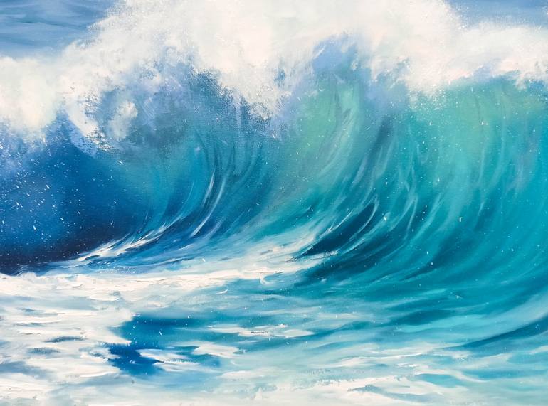 Original Other Seascape Painting by Daria Gerasimova