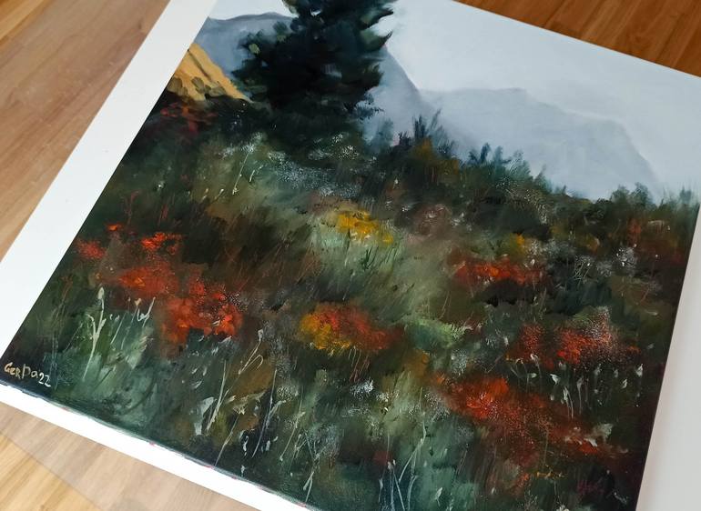 Original Fine Art Landscape Painting by Daria Gerasimova