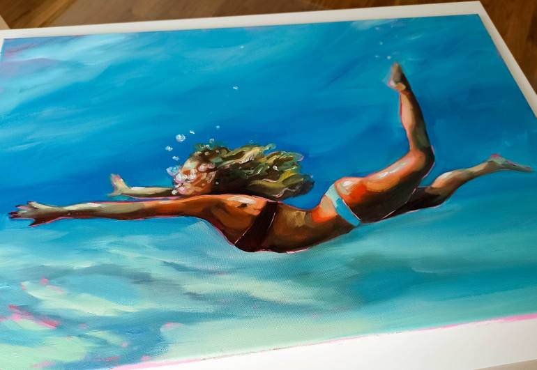 Original Contemporary Body Painting by Daria Gerasimova