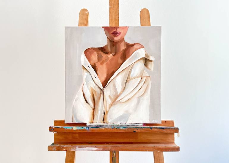 Original Figurative Body Painting by Daria Gerasimova