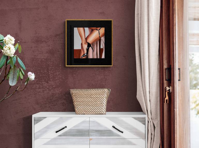 Original Figurative Erotic Painting by Daria Gerasimova
