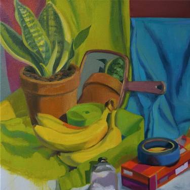 Still Life with Mirror and Bananas thumb