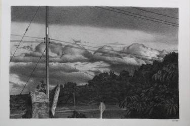 Original Realism Landscape Drawings by Panithan Chuchuai