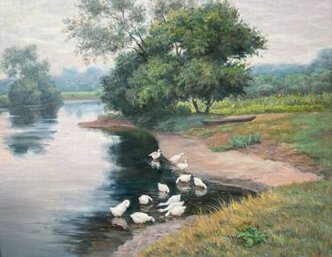 Original Realism Landscape Paintings by Viktor Svinarev