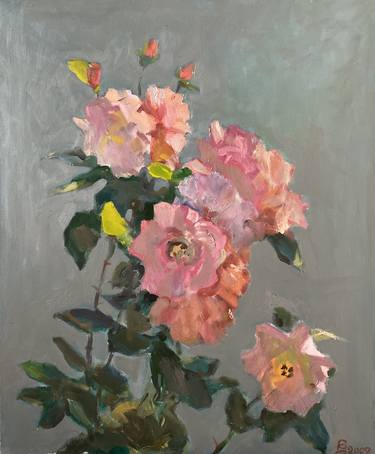Original Classicism Floral Paintings by Viktor Svinarev
