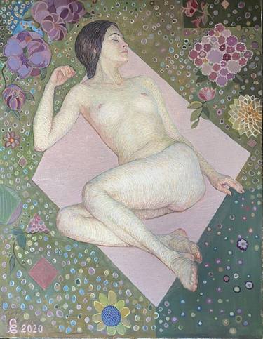 Original Expressionism Nude Paintings by Viktor Svinarev