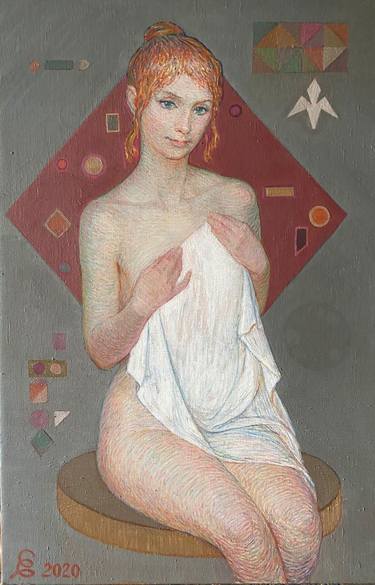 Original Expressionism Women Paintings by Viktor Svinarev