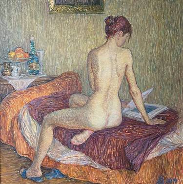 Original Fine Art Nude Paintings by Viktor Svinarev