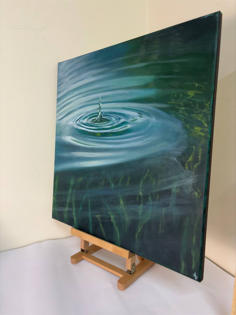 Original Photorealism Nature Painting by Alena Panchishin