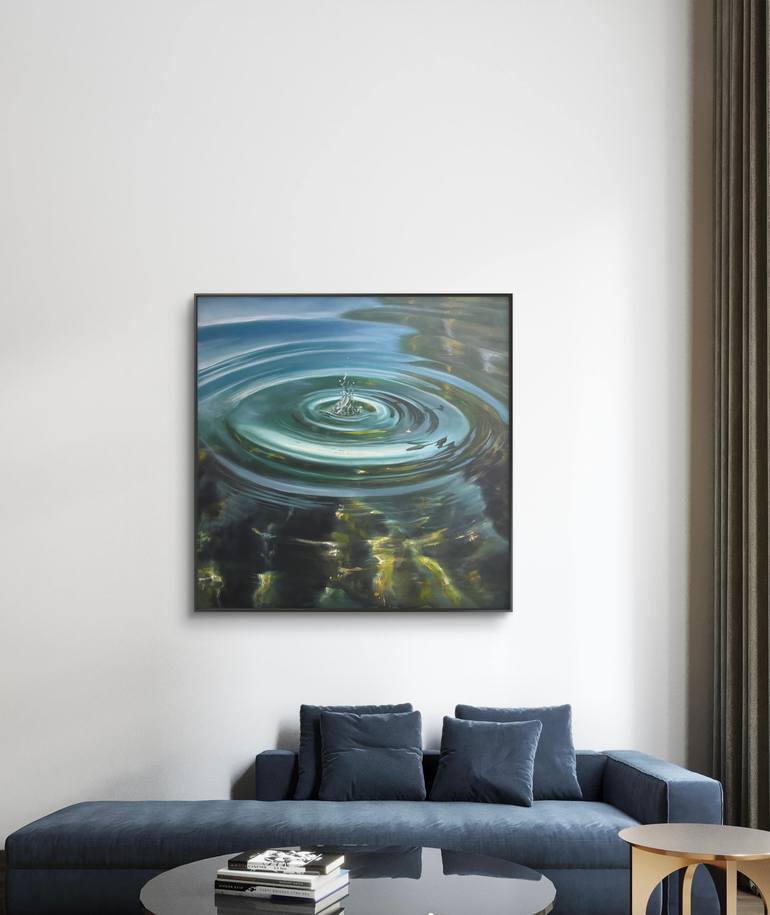 Original Photorealism Nature Painting by Alena Panchishin