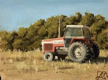 Original Fine Art Rural life Paintings by Aaron Lewis