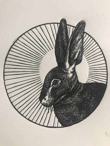 Saatchi Art Artist John Moore; Printmaking, “Riverine Rabbit Study” #art