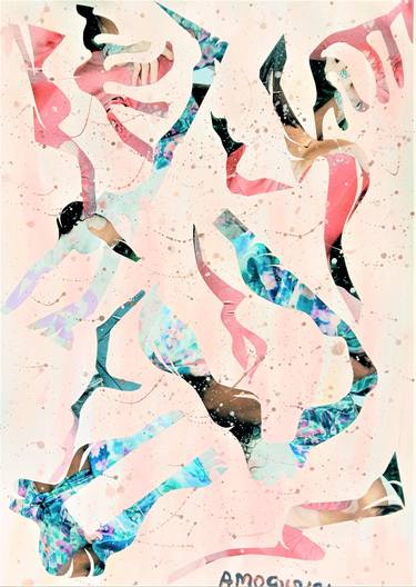 Print of Abstract Expressionism Abstract Collage by Amogha Venus