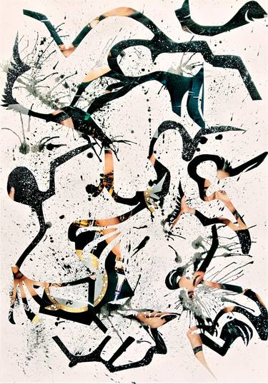 Print of Abstract Expressionism Abstract Collage by Amogha Venus