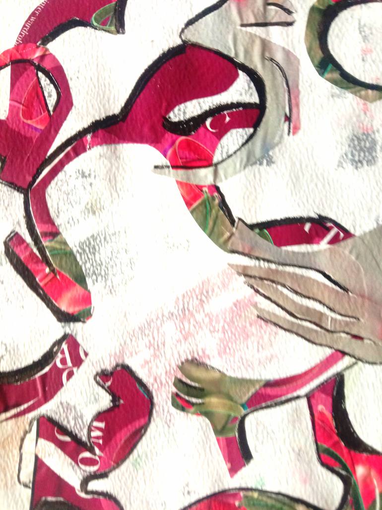 Original Abstract Expressionism Abstract Collage by Amogha Venus