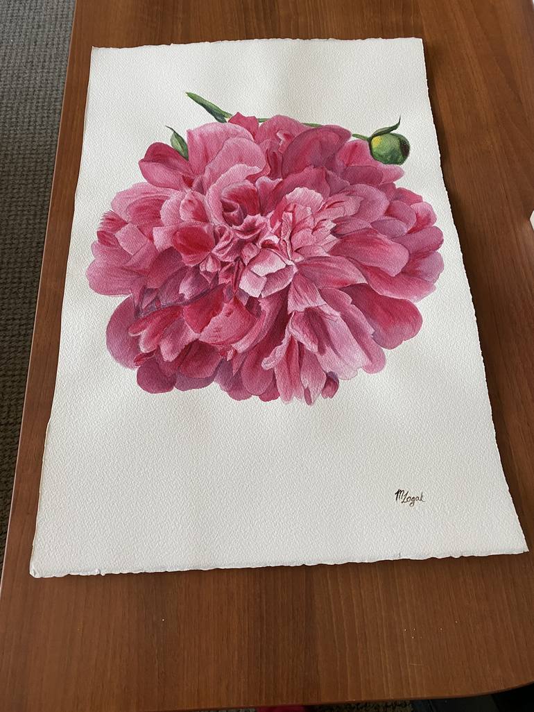 Original Fine Art Floral Painting by Marina Teplyakova