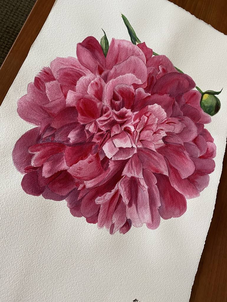 Original Fine Art Floral Painting by Marina Teplyakova