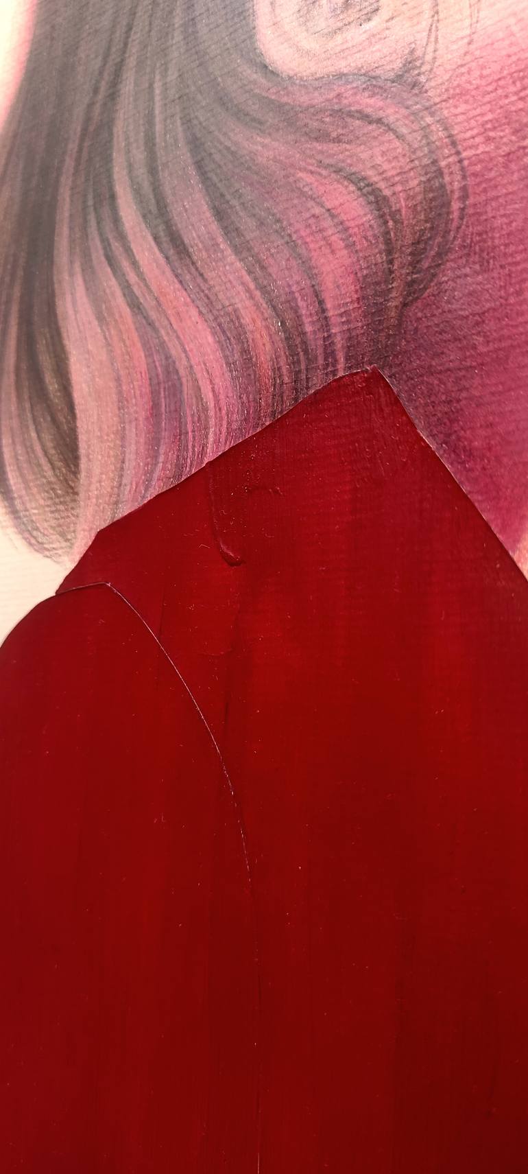 Original Contemporary People Mixed Media by Agata Wierzbicka