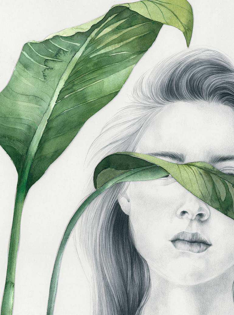 Original Figurative Women Drawing by Agata Wierzbicka