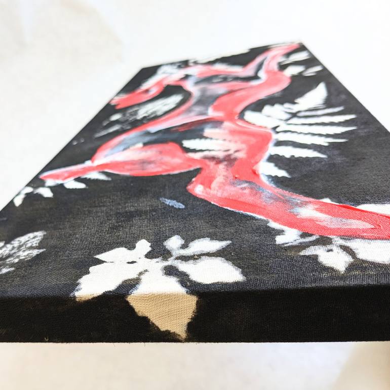 Original Abstract Animal Painting by Julia Rue