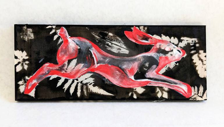 Original Abstract Animal Painting by Julia Rue
