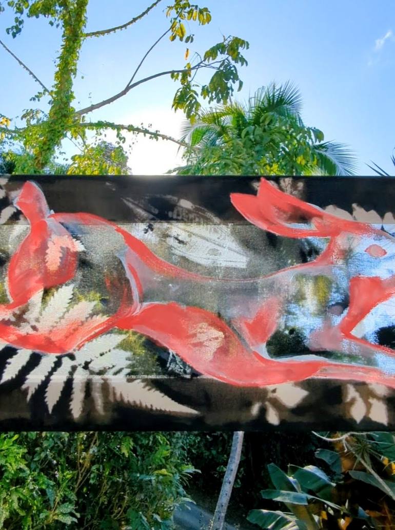 Original Abstract Animal Painting by Julia Rue