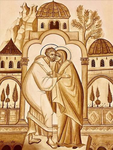 Saint Ioakim and Saint Anna Monochrome thumb