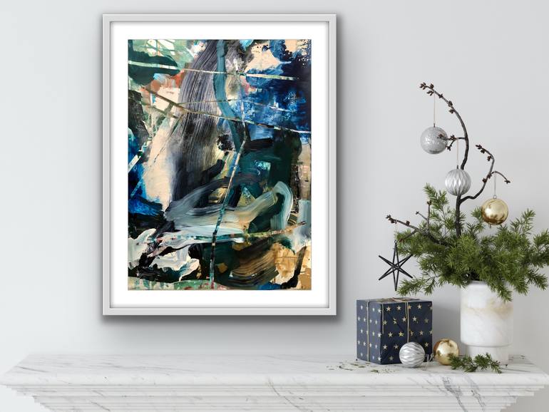 Original Abstract Expressionism Abstract Painting by Audrey Tulimiero Welch