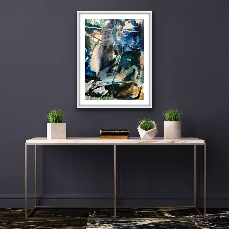 Original Abstract Expressionism Abstract Painting by Audrey Tulimiero Welch