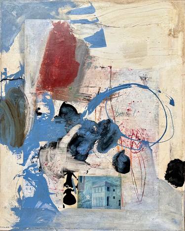 Original Abstract Expressionism Abstract Mixed Media by Audrey Tulimiero Welch
