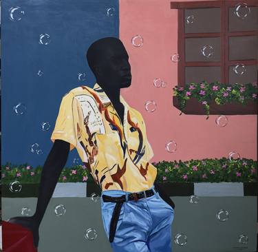 Original Figurative Pop Culture/Celebrity Paintings by Olamide Ogunade