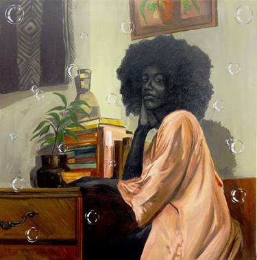 Original Figurative Women Paintings by Olamide Ogunade