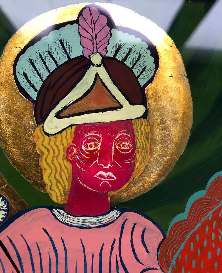 Original Figurative Religion Painting by Katya Timoshenko