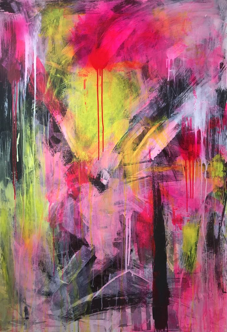 Firework Painting by ALENA FADEEVA | Saatchi Art