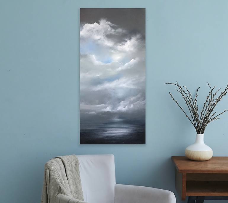 Original Abstract Seascape Painting by Suzanne Williams