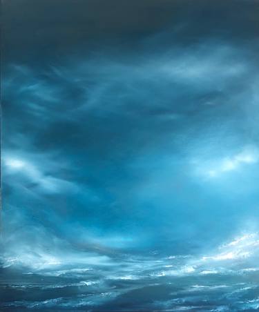 Original Abstract Seascape Paintings by Suzanne Williams